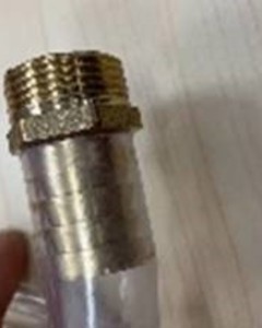 Hose nozzle 3/4" m 20mm brs-CN